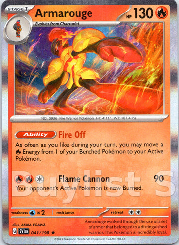 Armarouge [041/198] [Scarlet & Violet Base Set] Holofoil