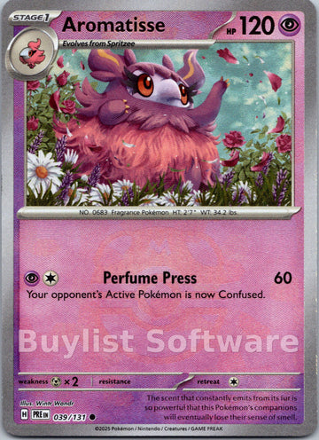 Aromatisse (Master Ball Pattern) [039/131] [Prismatic Evolutions] Holofoil