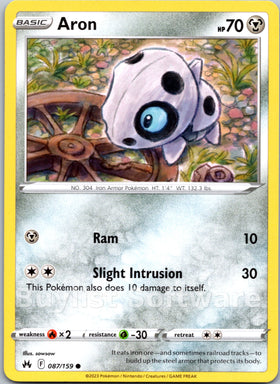 Aron [087/159] [Crown Zenith]
