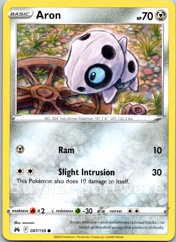 Aron [087/159] [Crown Zenith]