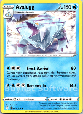 Avalugg [045/203] [Evolving Skies]