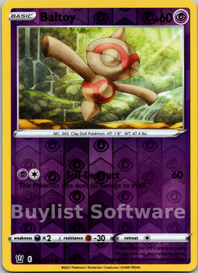 Baltoy [057/163] [Battle Styles] Reverse Holofoil