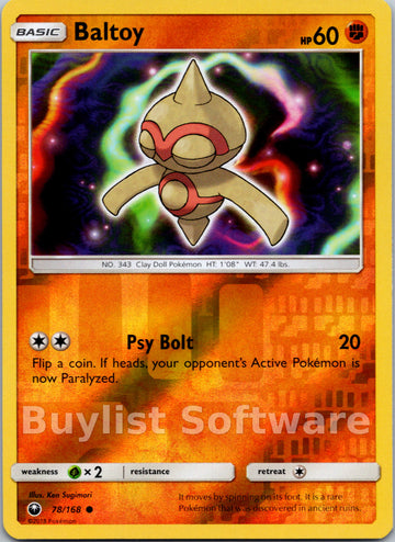Baltoy [78/168] [Celestial Storm] Reverse Holofoil