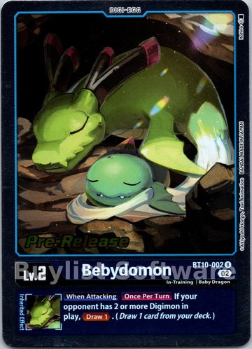 Bebydomon [BT10-002] [Xros Encounter Pre-Release Cards] Foil