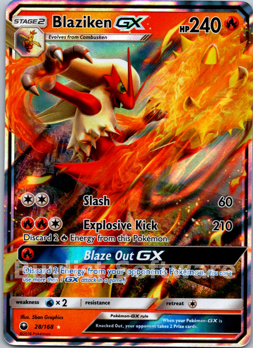 Blaziken GX [28/168] [Celestial Storm] Holofoil