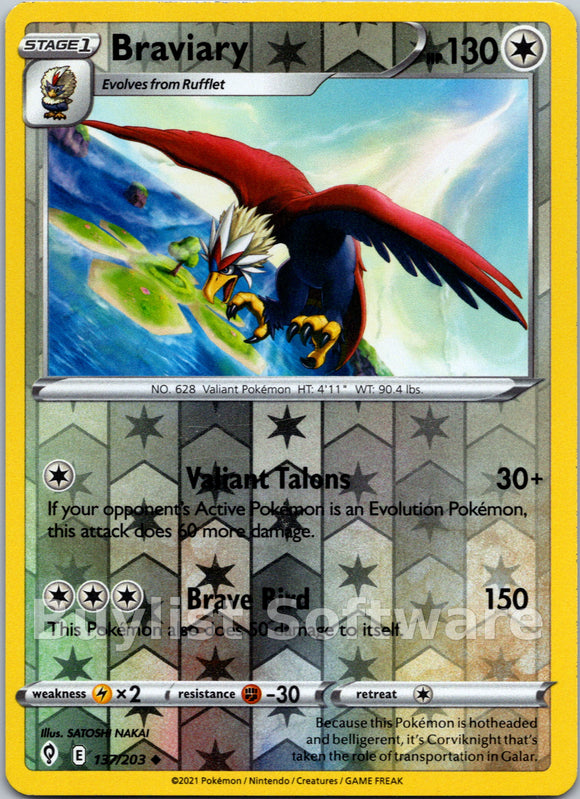 Braviary [137/203] [Evolving Skies] Reverse Holofoil