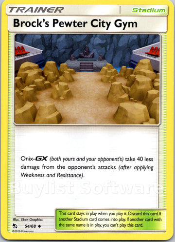 Brock's Pewter City Gym [54/68] [Hidden Fates]