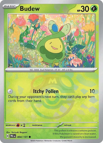 Budew (Master Ball Pattern) [004/131] [Prismatic Evolutions] Holofoil