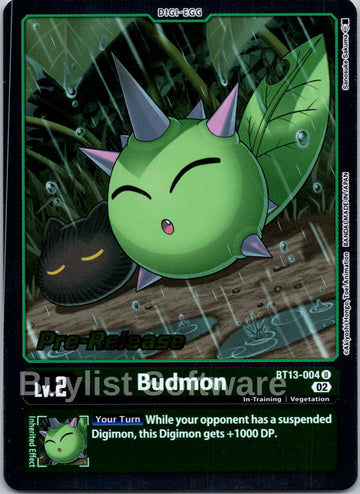 Budmon [BT13-004] [Versus Royal Knights Pre-Release Cards] Foil