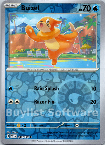 Buizel [046/198] [Scarlet & Violet Base Set] Reverse Holofoil