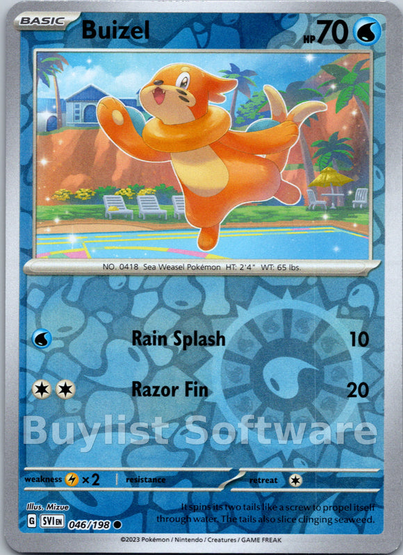 Buizel [046/198] [Scarlet & Violet Base Set] Reverse Holofoil