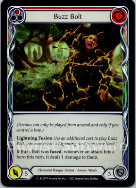 Buzz Bolt (Red) [ELE047] [Tales of Aria] Unlimited Edition Rainbow Foil