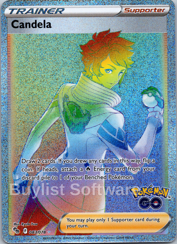 Candela [083/078] [Pokemon GO] Holofoil