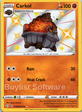 Carkol [SV068/SV122] [Shining Fates: Shiny Vault] Holofoil