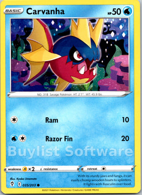 Carvanha [035/203] [Evolving Skies]