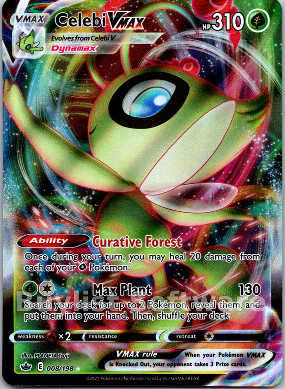 Celebi VMAX [008/198] [Chilling Reign] Holofoil