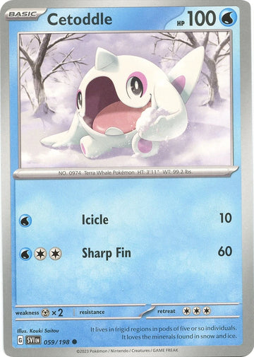 Cetoddle [059/198] [Scarlet & Violet Base Set] Reverse Holofoil