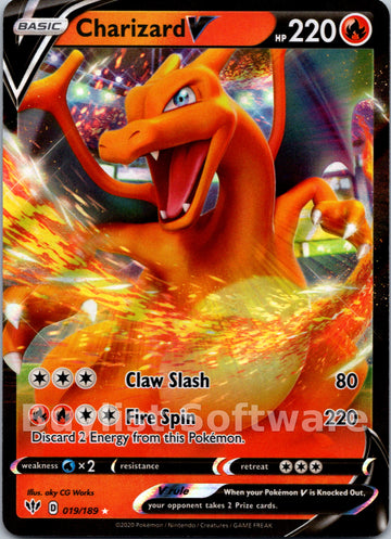 Charizard V [019/189] [Darkness Ablaze] Holofoil