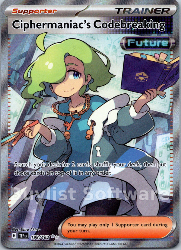 Ciphermaniac's Codebreaking [198/162] [Temporal Forces] Holofoil