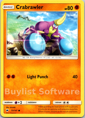Crabrawler [73/147] [Burning Shadows]