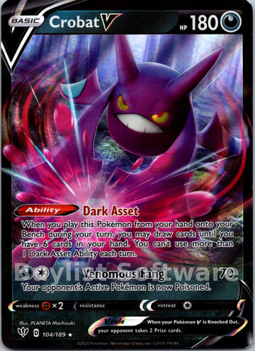 Crobat V [104/189] [Darkness Ablaze] Holofoil