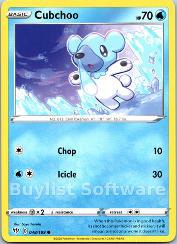 Cubchoo [048/189] [Darkness Ablaze]
