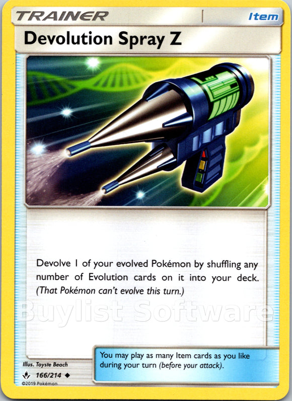 Devolution Spray Z [166/214] [Unbroken Bonds]