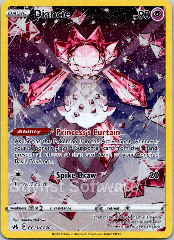 Diancie [GG13/GG70] [Crown Zenith: Galarian Gallery] Holofoil