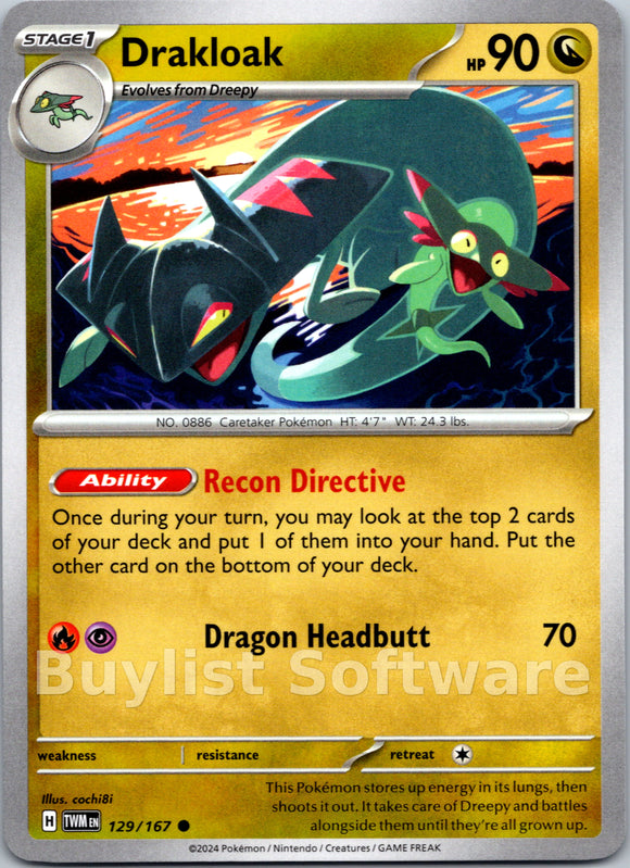Drakloak [129/167] [Twilight Masquerade]