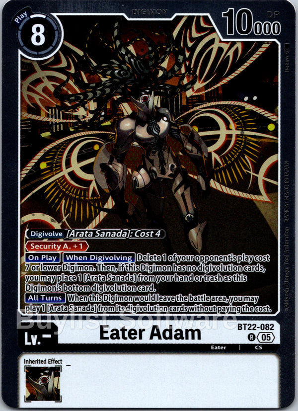 Eater Adam [BT22-082] [Cyber Eden] Foil