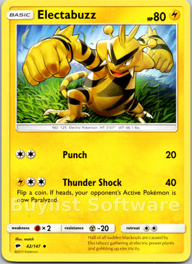 Electabuzz [42/147] [Burning Shadows]