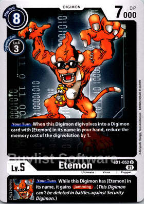 Etemon [EX1-052] [Classic Collection]
