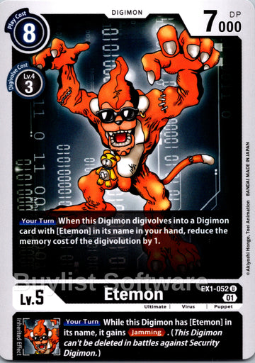 Etemon [EX1-052] [Classic Collection]