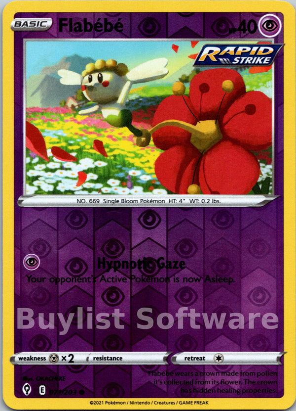 Flabebe [071/203] [Evolving Skies] Reverse Holofoil