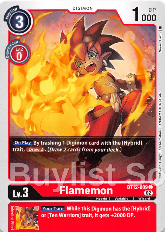 Flamemon [BT12-009] [Across Time]