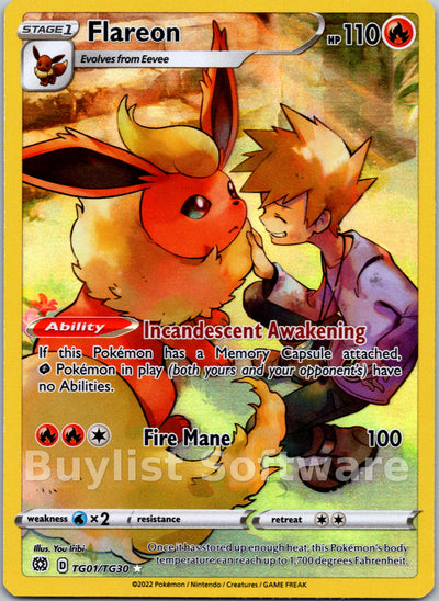 Flareon [TG01/TG30] [Brilliant Stars Trainer Gallery] Holofoil