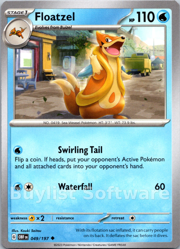 Floatzel [049/197] [Obsidian Flames]