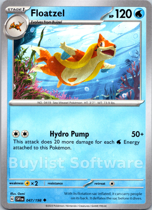 Floatzel [047/198] [Scarlet & Violet Base Set]