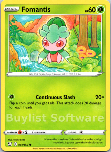 Fomantis [014/163] [Battle Styles]