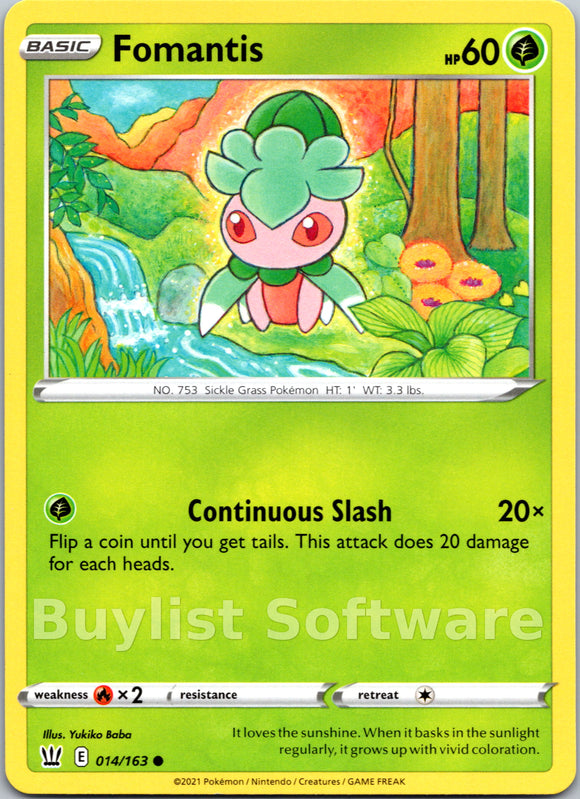 Fomantis [014/163] [Battle Styles]