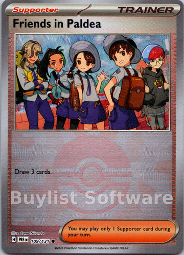 Friends in Paldea (Poke Ball Pattern) [109/131] [Prismatic Evolutions] Holofoil