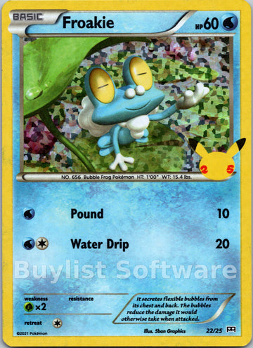 Froakie [022/025] [McDonald's Promos 2021] Holofoil