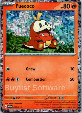 Fuecoco [002/015] [McDonald's Promos 2023] Holofoil