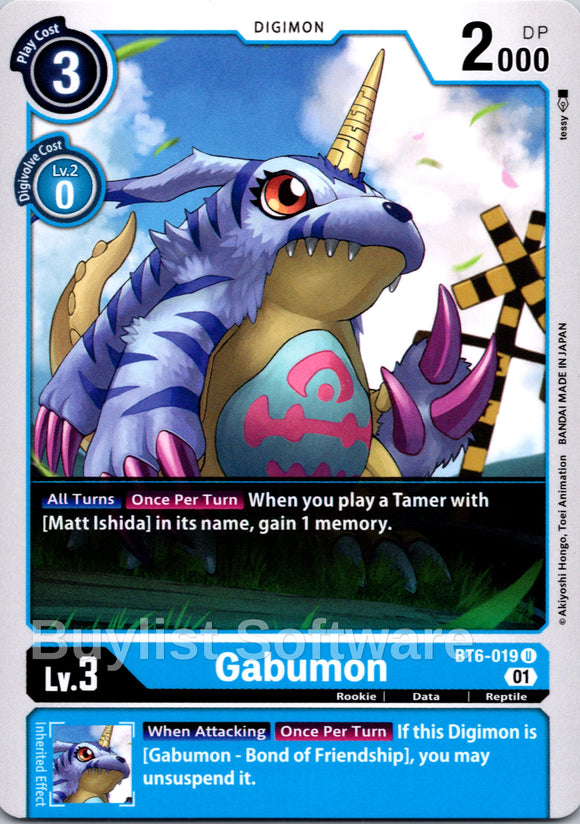 Gabumon [BT6-019] [Double Diamond]