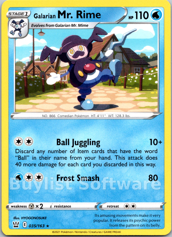 Galarian Mr. Rime [035/163] [Battle Styles]
