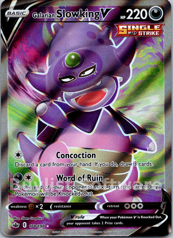 Galarian Slowking V [178/198] [Chilling Reign] Holofoil