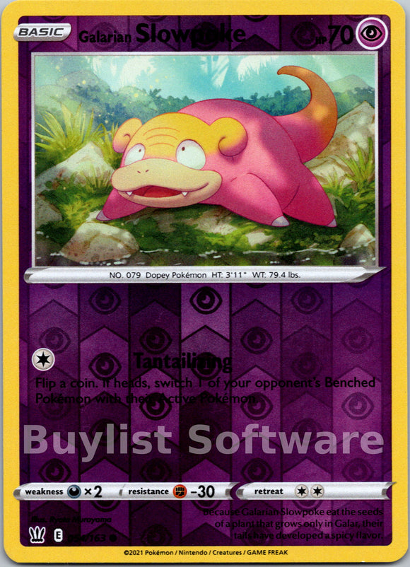 Galarian Slowpoke [054/163] [Battle Styles] Reverse Holofoil