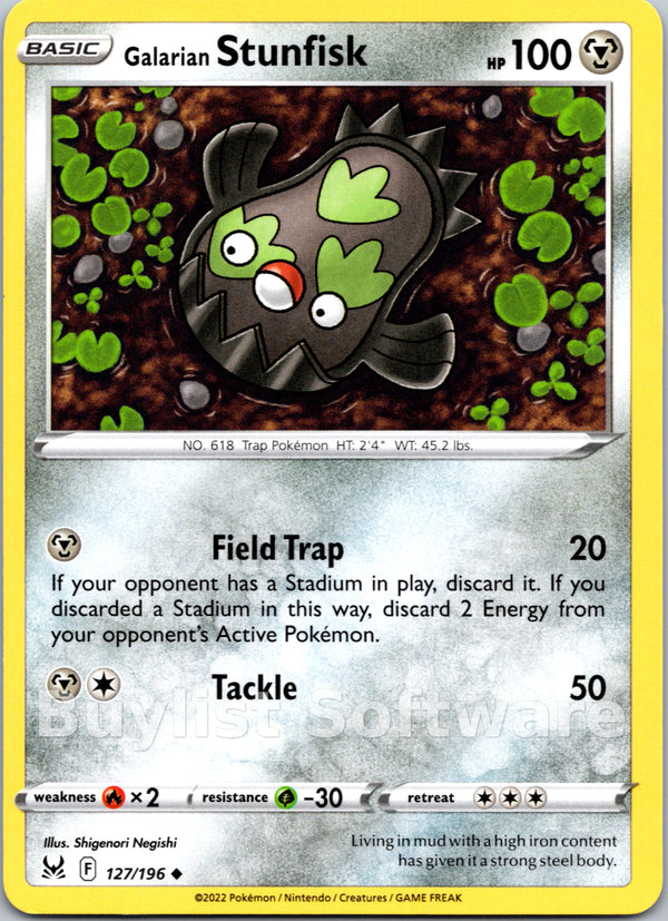 Galarian Stunfisk [127/196] [Lost Origin]