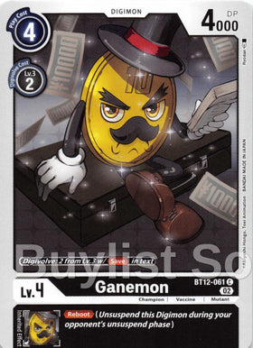 Ganemon [BT12-061] [Across Time]