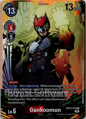 Gankoomon (Alternate Art) [BT13-019] [Versus Royal Knights] Foil